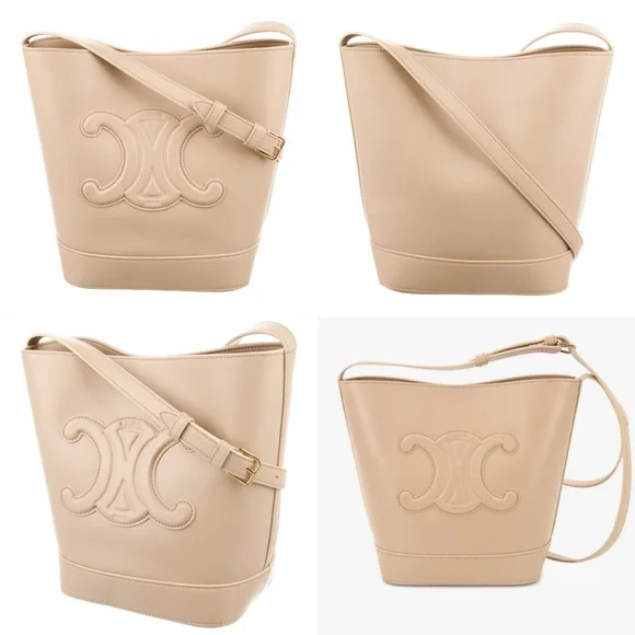Celine Small Bucket Cuir Triomphe Bag - Picture 2 of 14